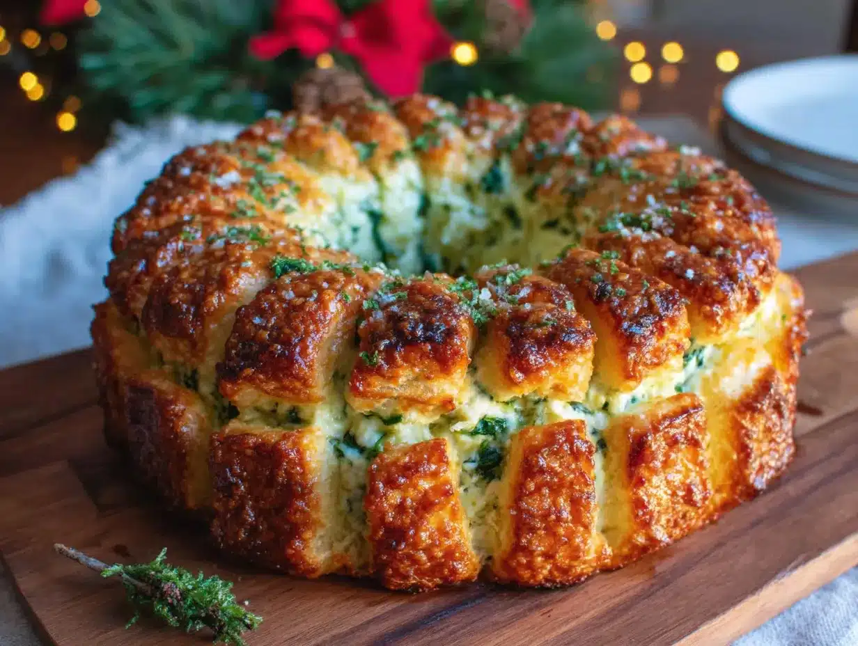 Weihnachtsbrunch Blätterteig-Kranz: 1 Perfektes Rezept 4 Weihnachtsbrunch Blätterteig-Kranz preparation steps